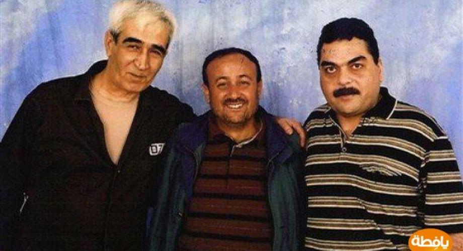 الشهيد سمير القنطار، مع القائد احمد سعدات ومروان البرغوثي