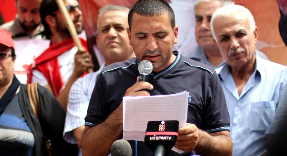 القيادي في الجبهة الشعبية الاسير المحرر علام الكعبي