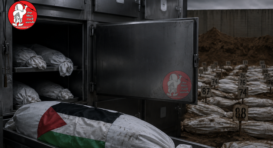 جثامين الشهداء الأسرى في سجون الاحتلال تصميم مركز حنظلة.png